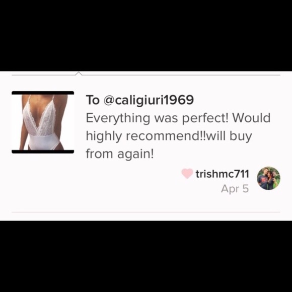 new. white lace bodysuit - Picture 10 of 10